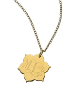 Jordann Medium Flat Pendant Necklace