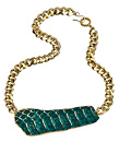 Holy Harlot Reversible Emerald Graffiti Necklace
