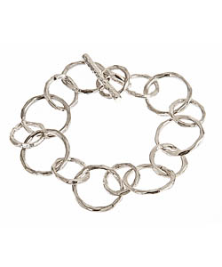 MerriJane Morrison Silver Circle Bracelet