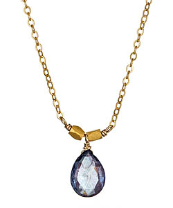 Wendy Mink Tanzanite Pendant Necklace