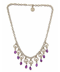 Evelyn Knight Silver Single Swirls Necklace