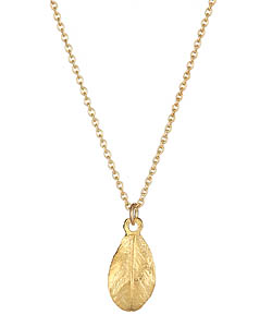 Meredith Hahn Ava Mini Leaf Necklace