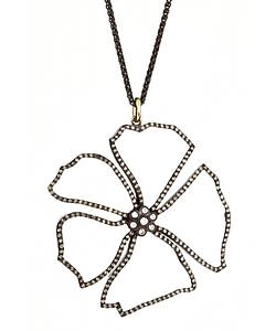 Jordan Scott Open Flower Necklace
