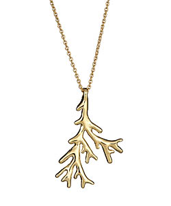Meredith Hahn Coral Branch Cluster Kaia Necklace