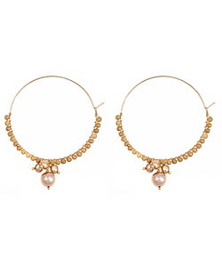 Wendy Mink Cascading Pearls Earrings