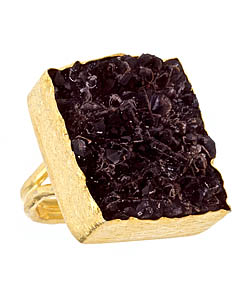 Primadina Amethyst Druzi Single Ring