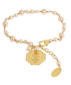 Sophia and Chloe Keep Calm and Carry On Charm Bracelet