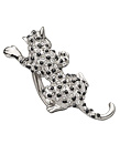 Kenneth Jay Lane Silver Panther Ring