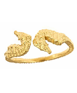Catherine Weitzman Double Seahorse Ring