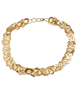 Argento Vivo Gold Vermeil Circle Necklace