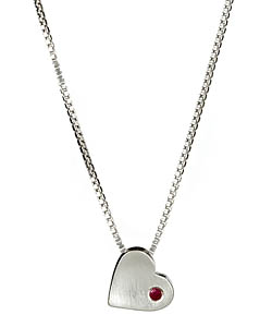 Pineapple Seed Little Heart Pendant Necklace