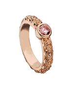 Pink Cubic Zirconia Ring