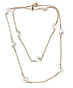 M. Flynn Crystal Link Necklace