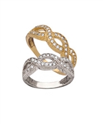 Morris & David Diamond Pave Infinity Ring