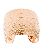 Gala Rose Gold Crocodile Cuff