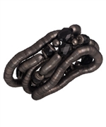 Blu Bijoux Jet Slinky Stretch Bracelets
