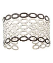 Andara Cutout Silvertone Cuff