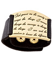 Lisa Stewart Gold Serenity Prayer Cuff