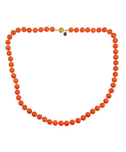 Loren Hope Coral Knotted Bead Necklace