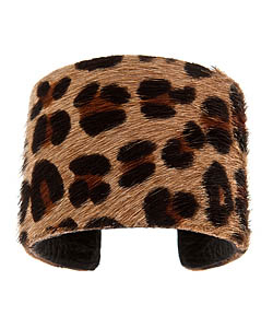 Yochi Leopard Print Cuff