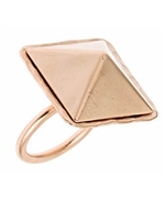 Bita Pourtavoosi Pyramid Ring in Rose Gold