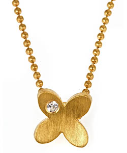 Pineapple Seed Little Blossom Pendant Necklace