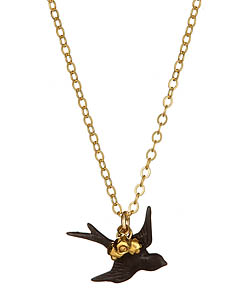 Catherine Weitzman Blackbird Necklace