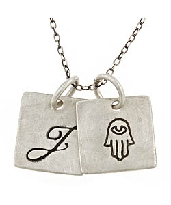 Urban Sweetpea Hamsa Double-Pendant Necklace