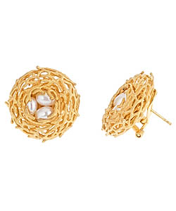 Agrigento Nest Button Earrings