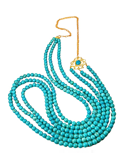 K. Amato Layered Turquoise Necklace