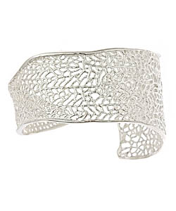 Catherine Weitzman Coral Silver Cuff