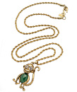 Kenneth Jay Lane Green Monkey Necklace