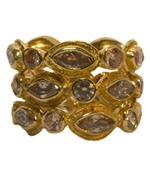 Melinda Maria Gwyneth Light Brown Ring