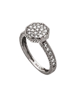 Morris & David Pave Octogon Ring