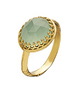 Becky Kelso Calcite-Detailed Gold Ring