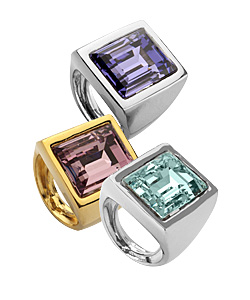 Kenneth Jay Lane Crystal Rings