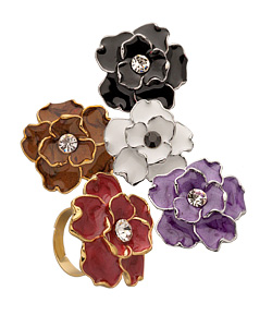 Blu Bijoux Flower Rings