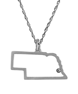 Maya Brenner Nebraska Pendant Necklace
