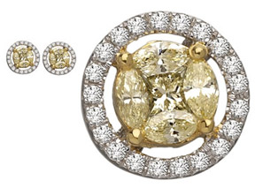 Item of the Week: Canary Diamond Studs by Brian Danielle