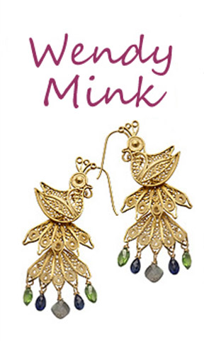Handmade Earrings by Wendy Mink