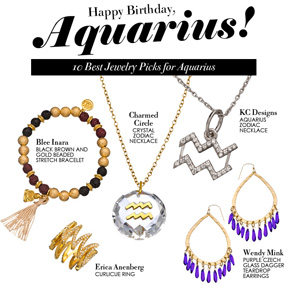 Happy Birthday, Aquarius! 10 Best Jewelry Picks for Aquarius