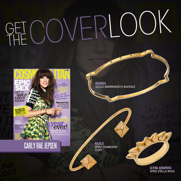 Get the Cover Look: Carly Rae Jepsen, Cosmopolitan, January 2013