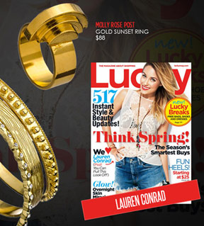 Get the Cover Look: Lauren Conrad, Lucky, March 2013