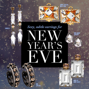 Five Sexy, Subtle Earrings for New Year’s Eve