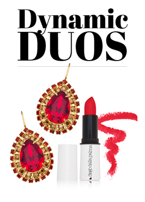 Matching Your Earrings With Your Lipstick? A Holiday DO!
