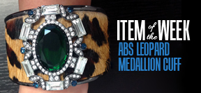 ABS Leopard Medallion Cuff