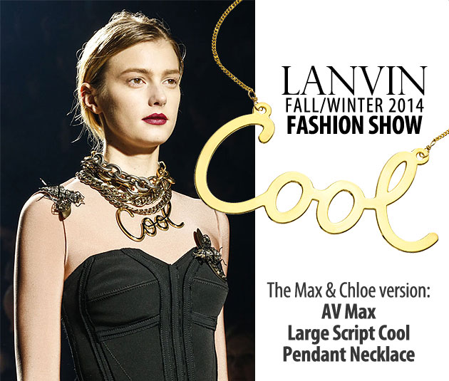 New A.V. Max Jewelry is Runway Chic
