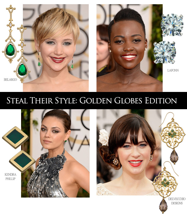 Golden Globes Fashion and Jewelry Round Up