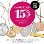 PERSONALIZED JEWELRY SALE 15% OFF