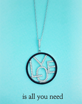 J. Weber's LOVE Pendant Necklace